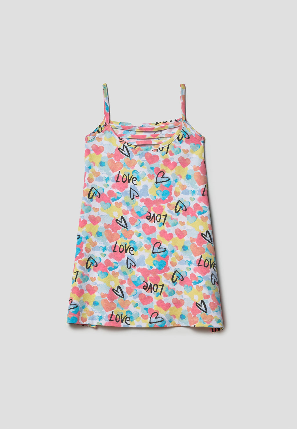 Vestido de tirantes estampado floral niña | Koroshi