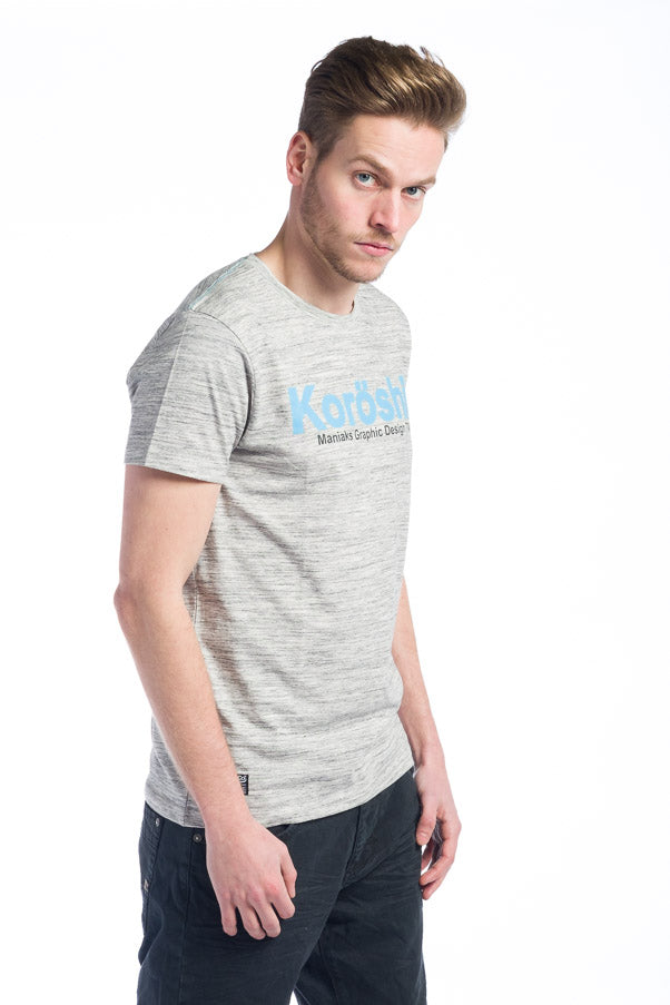 Camiseta básica estampada logo koroshi hombre