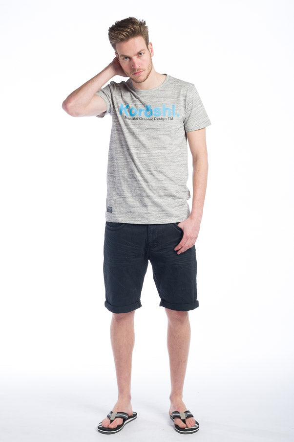 Camiseta básica estampada logo koroshi hombre