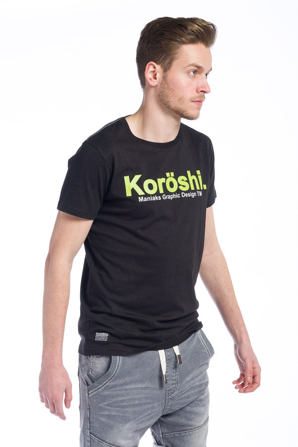 Camiseta básica estampada logo koroshi hombre
