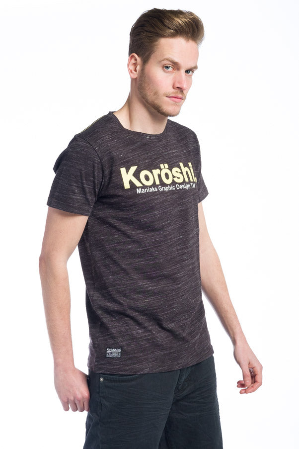 Camiseta básica estampada logo koroshi hombre