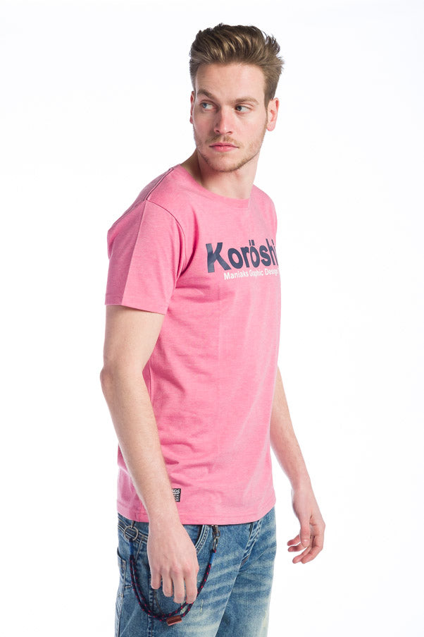Camiseta básica estampada logo koroshi hombre