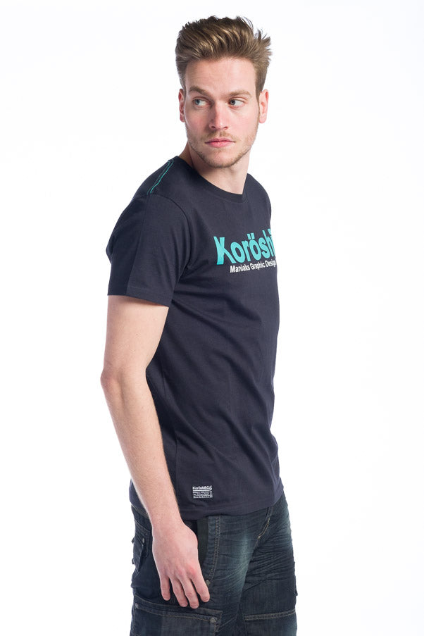 Camiseta básica estampada logo koroshi hombre