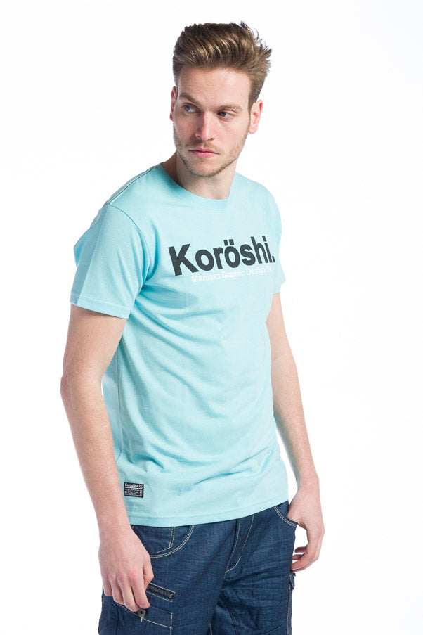 Camiseta básica estampada logo koroshi hombre