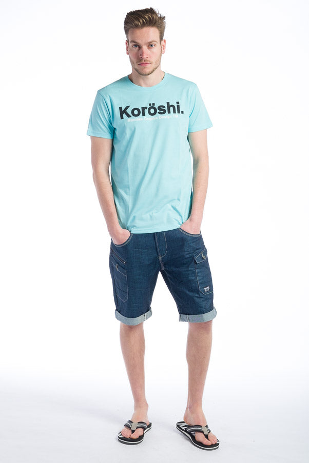 Camiseta básica estampada logo koroshi hombre