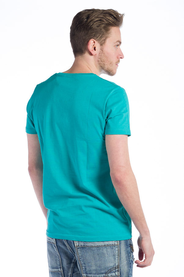 Camiseta manga corta hombre estampado maniaks cuello redondo