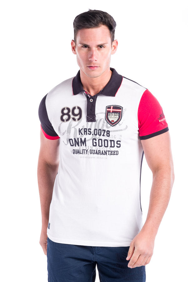 Polo pique manga corta hombre algodón elástico