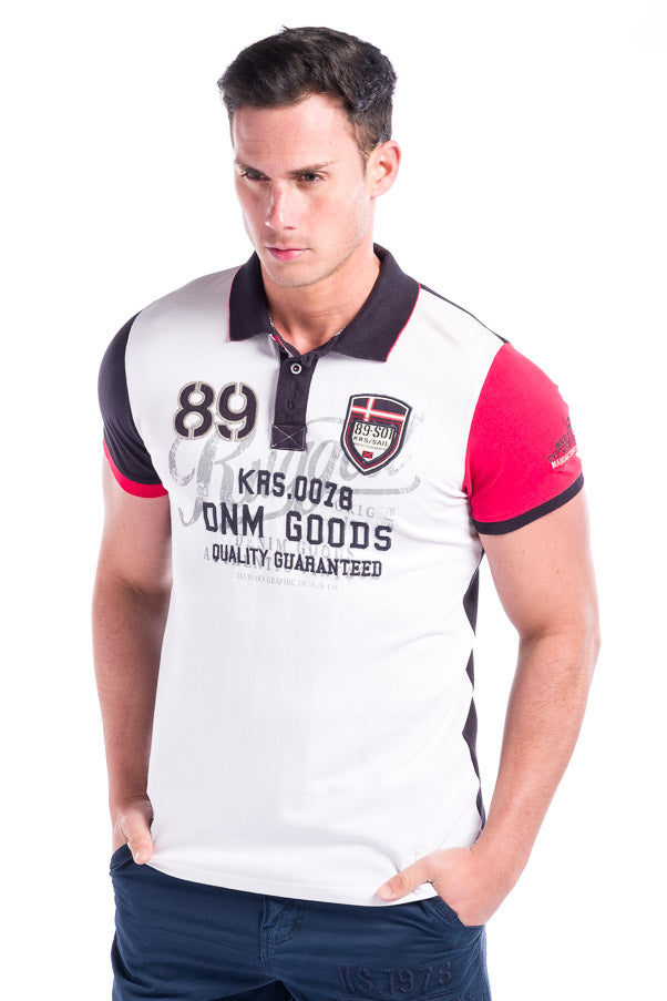Polo pique manga corta hombre algodón elástico