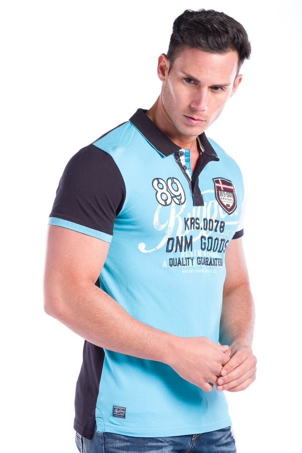 Polo pique manga corta hombre algodón elástico