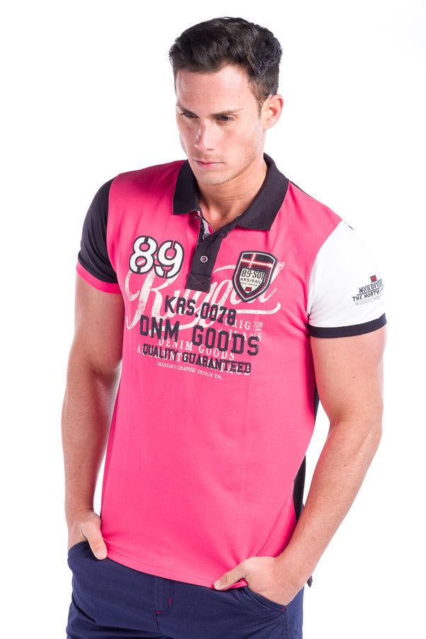 Polo pique manga corta hombre algodón elástico