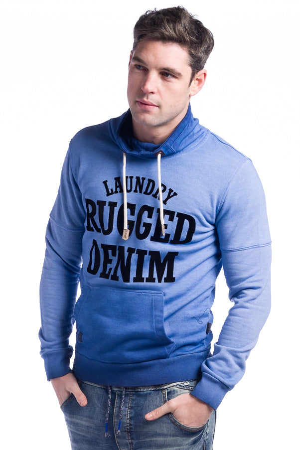 Sudadera cuello chimenea hombre garment gye