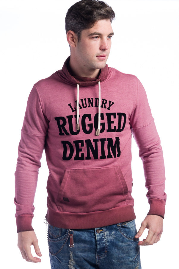 Sudadera cuello chimenea hombre garment gye
