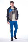 Chaqueta sport sudadera cremallera con capucha | hombre