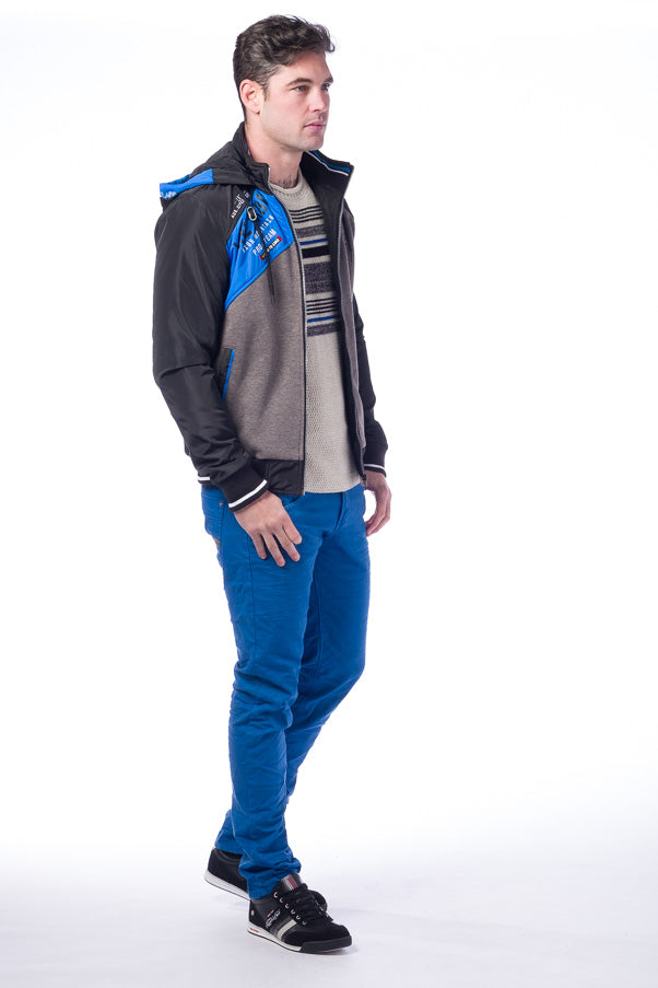 Chaqueta sport sudadera cremallera con capucha | hombre