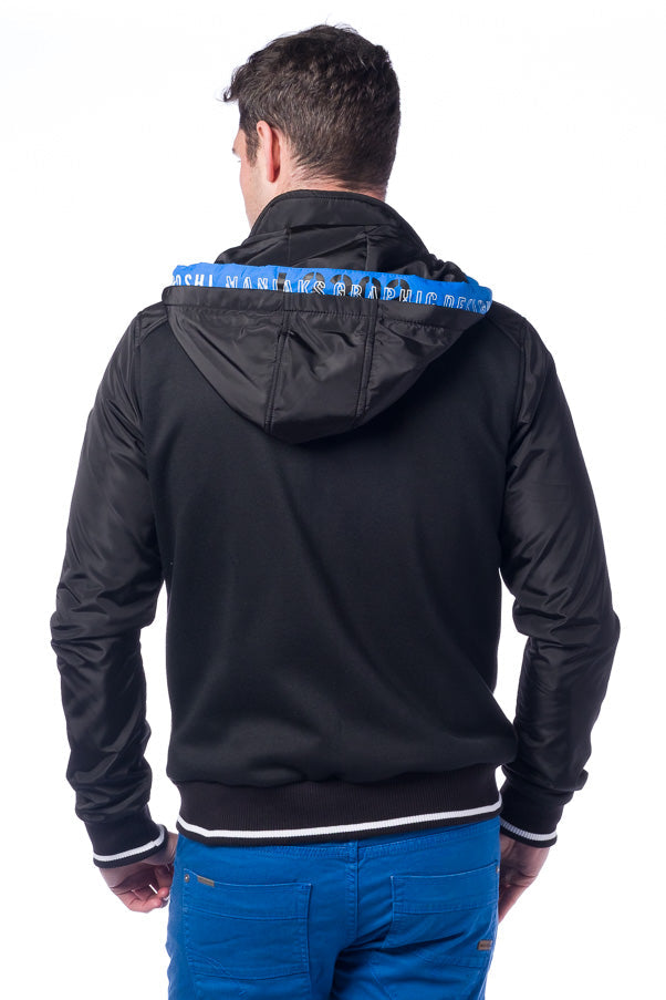 Chaqueta sport sudadera cremallera con capucha | hombre
