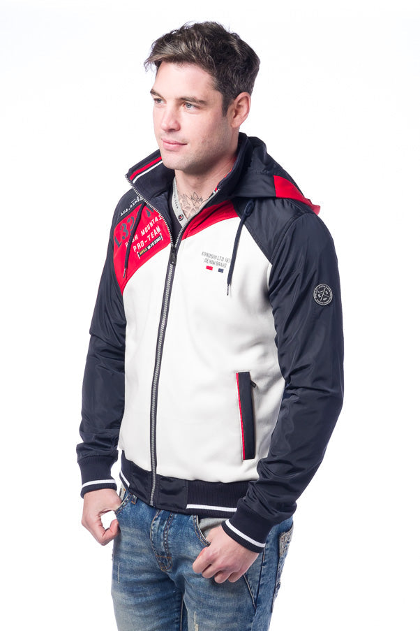 Chaqueta sport sudadera cremallera con capucha | hombre