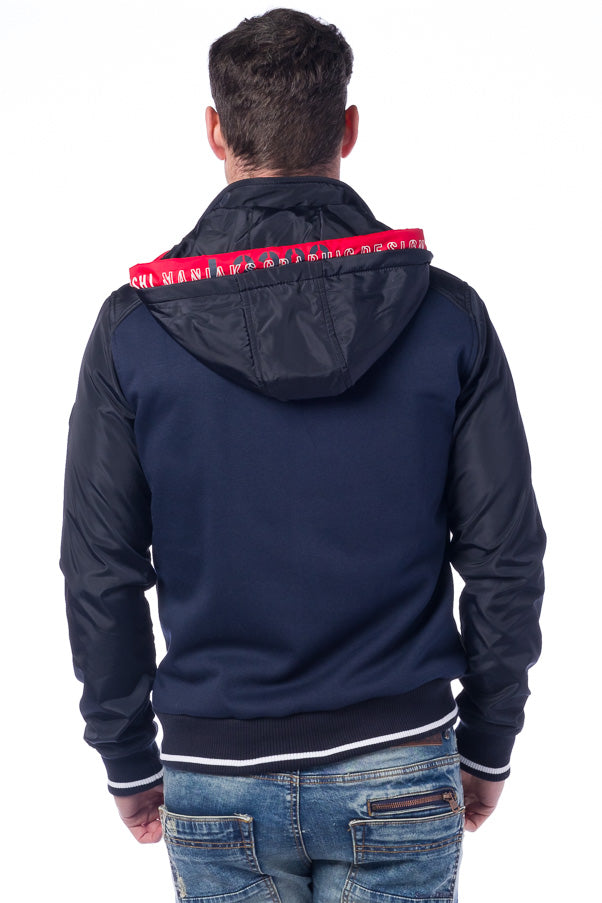 Chaqueta sport sudadera cremallera con capucha | hombre