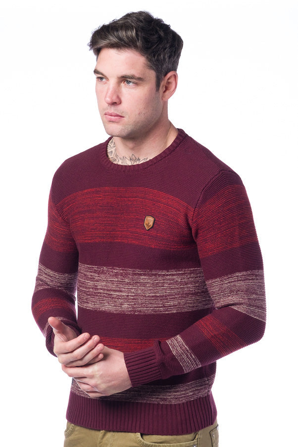 Jersey punto tricot rayas | moda hombre