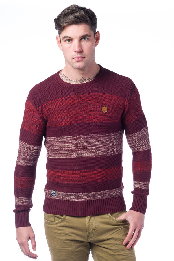 Jersey punto tricot rayas | moda hombre
