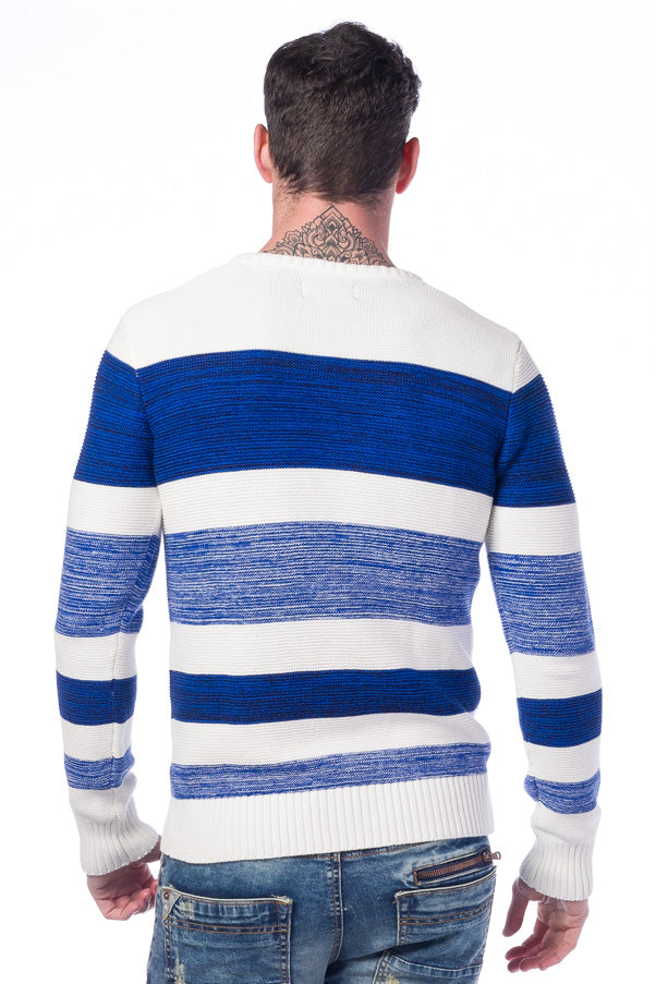 Jersey punto tricot rayas | moda hombre