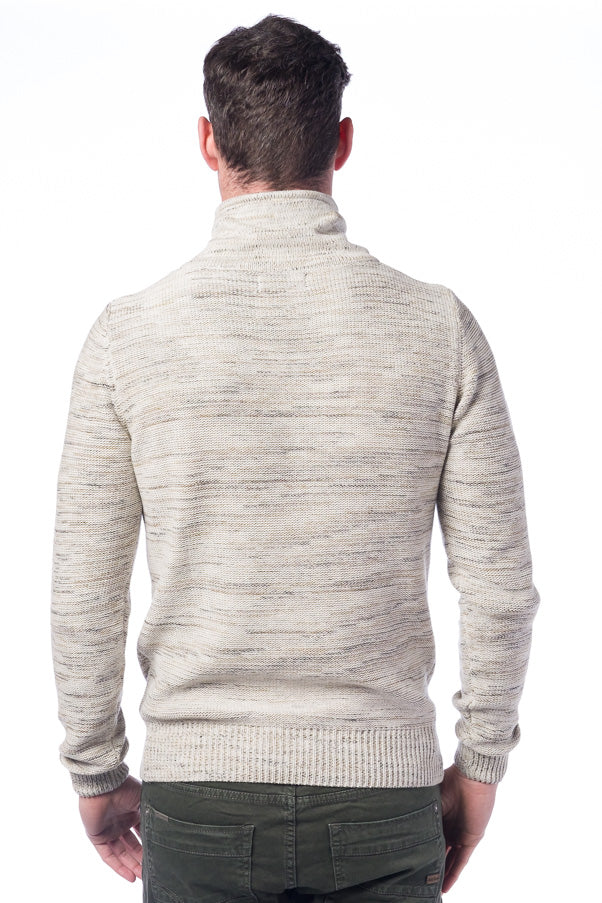 Jersey punto tricot cuello smoking hombre