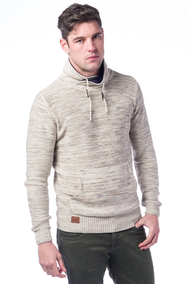 Jersey punto tricot cuello smoking hombre