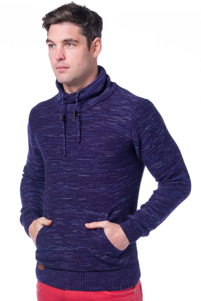 Jersey punto tricot cuello smoking hombre