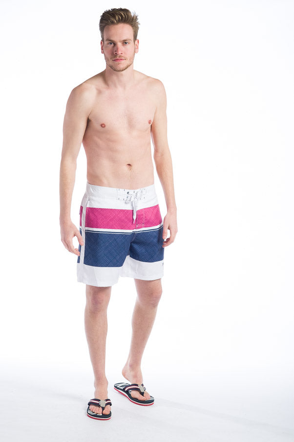 Bañador Hombre Microfibra Estampado a Rayas – Koroshi 28251