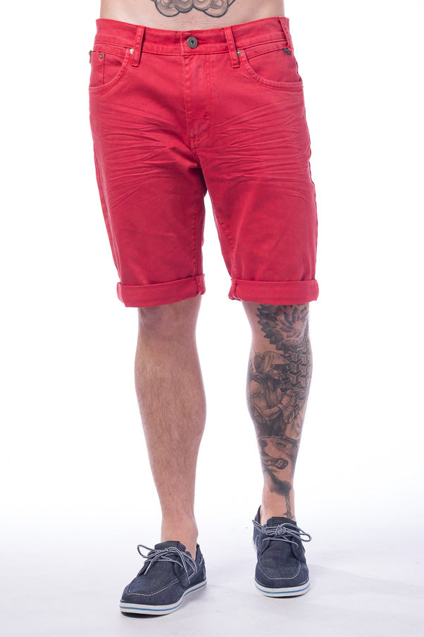 Bermuda Cinco Bolsillos de Algodón con Vuelta Hombre – Koroshi 28322