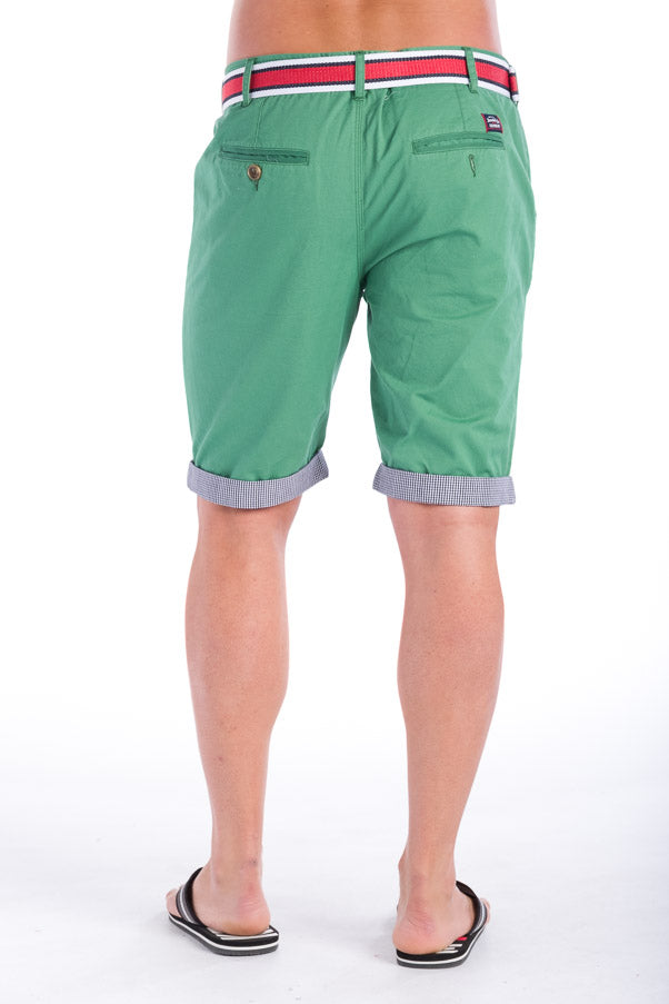Bermuda Chino Algodón con Cinturón Hombre – Koroshi 28324