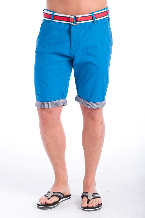 Bermuda Chino Algodón con Cinturón Hombre – Koroshi 28324