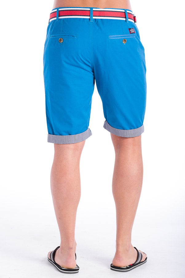 Bermuda Chino Algodón con Cinturón Hombre – Koroshi 28324