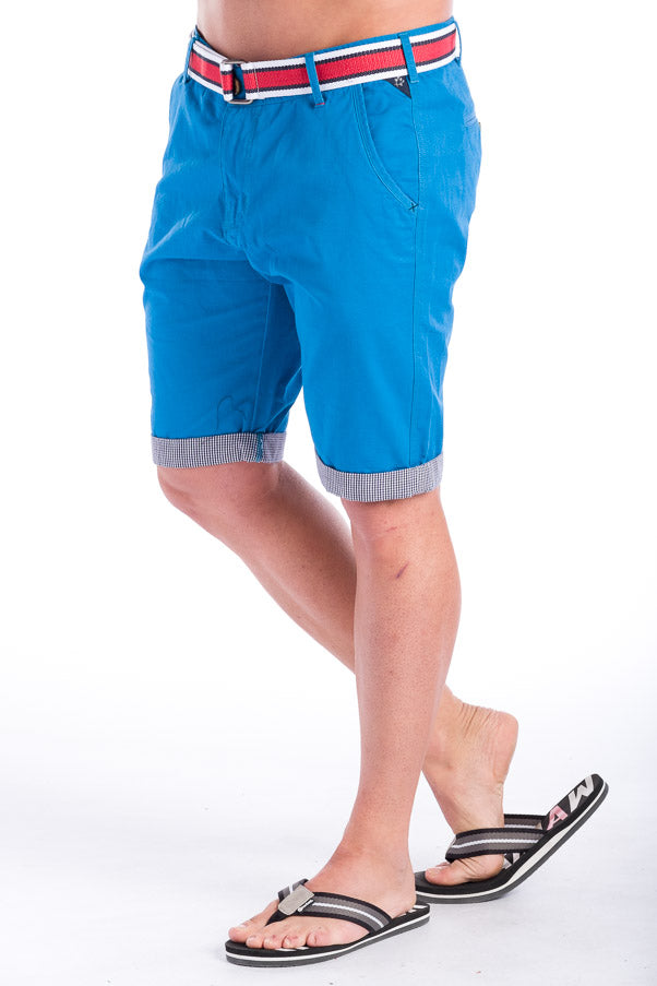 Bermuda Chino Algodón con Cinturón Hombre – Koroshi 28324