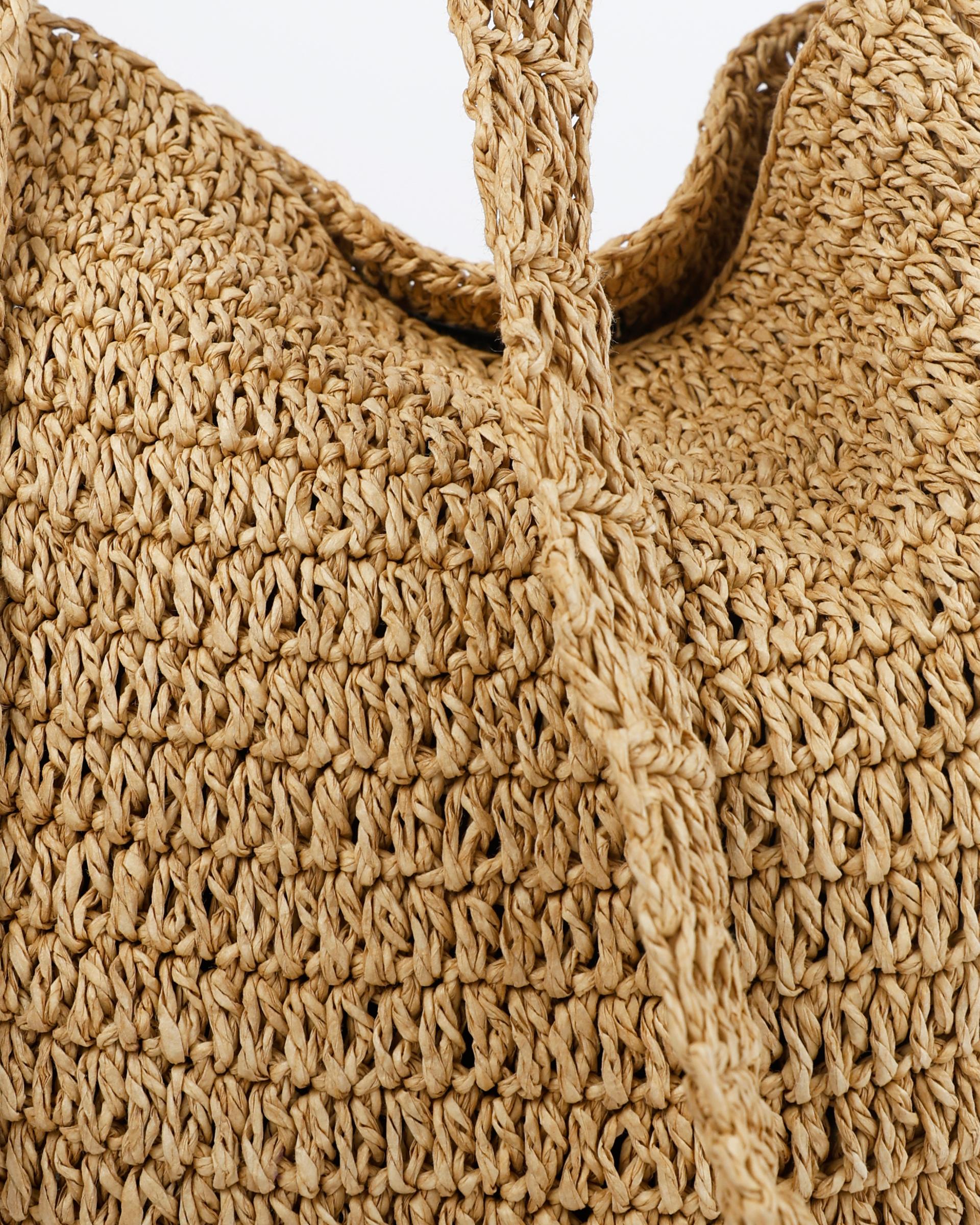 Bolso Rafia Beige