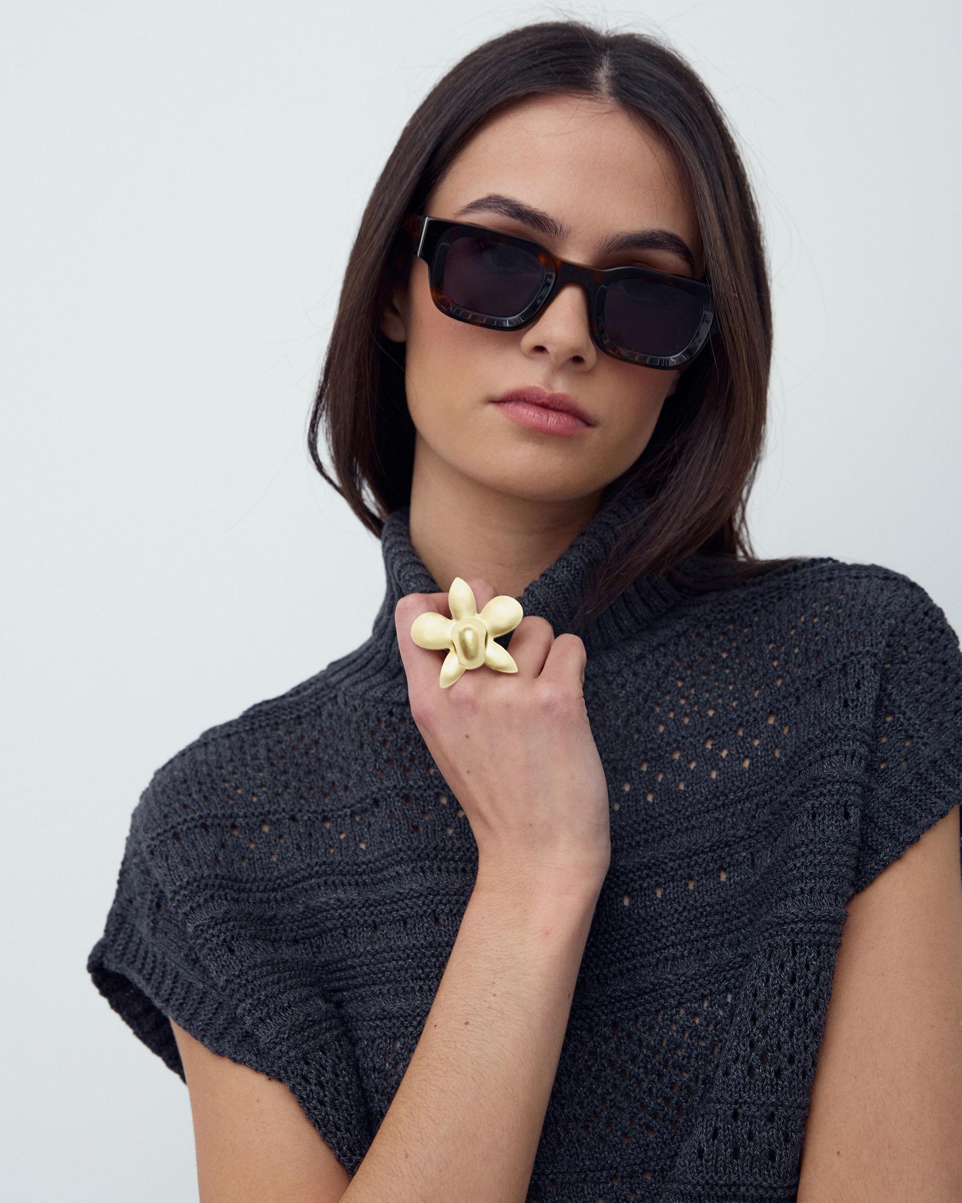 Anillo Flor Oro