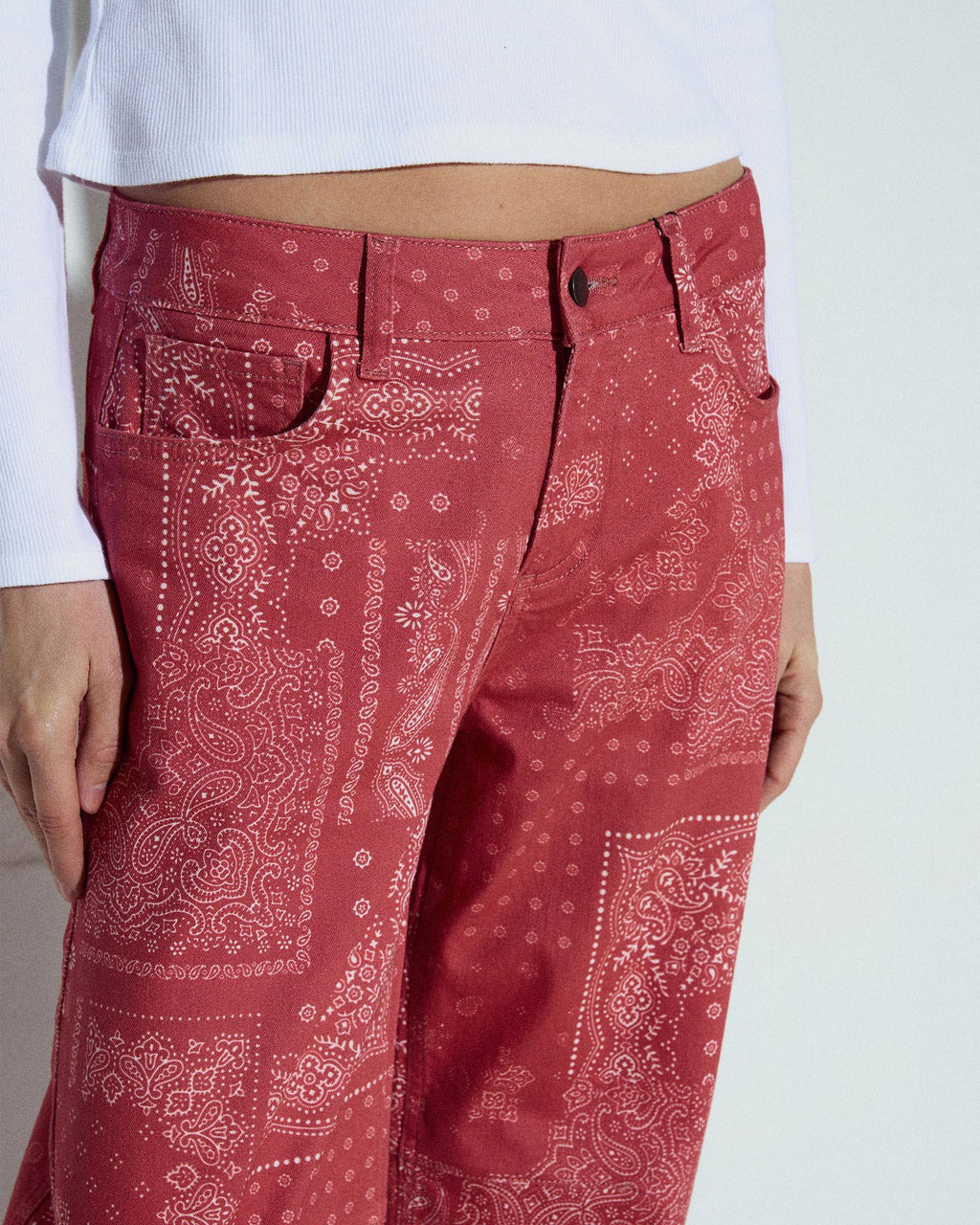 Jeans Bandana Rojo