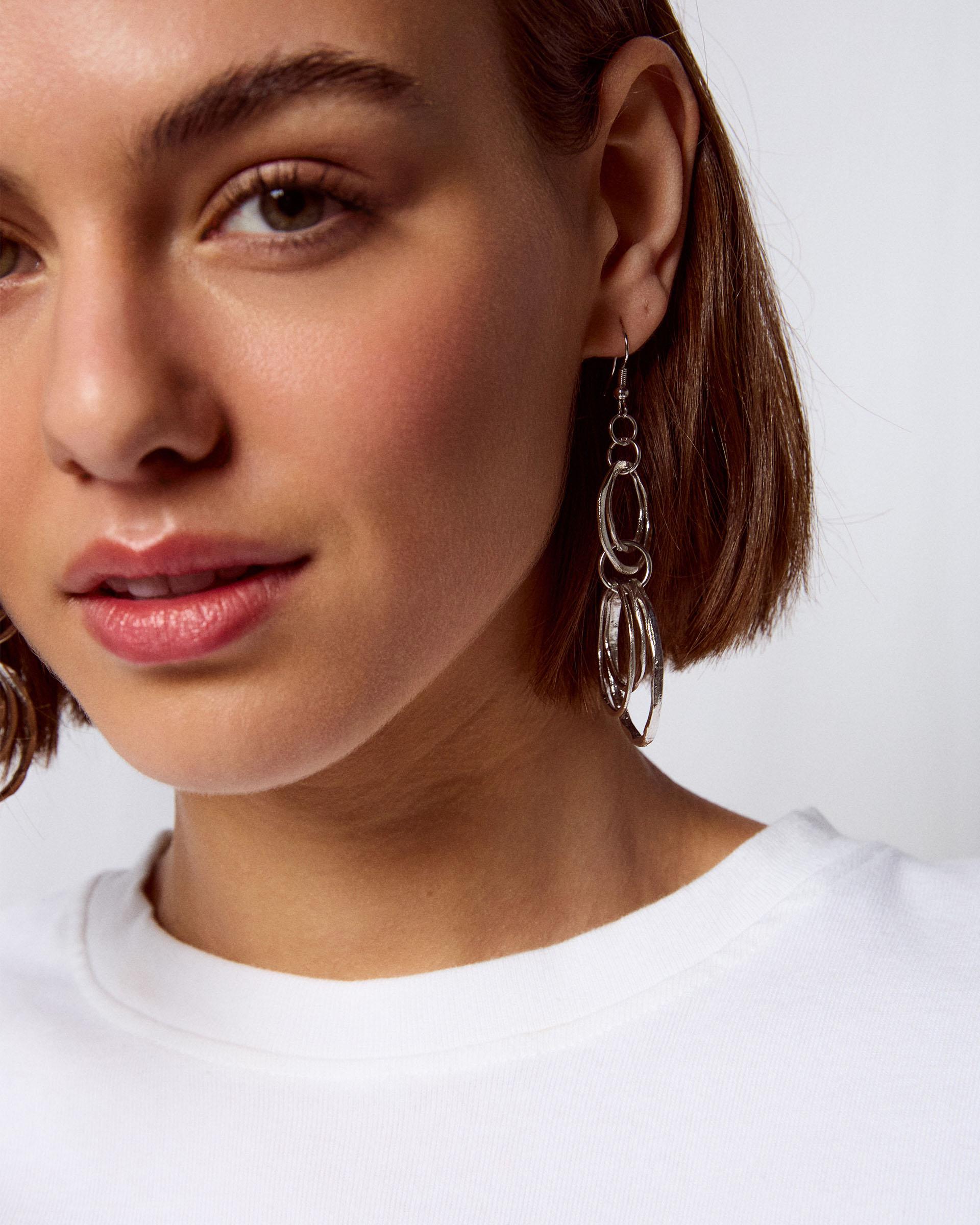 Pendientes Discos Plata