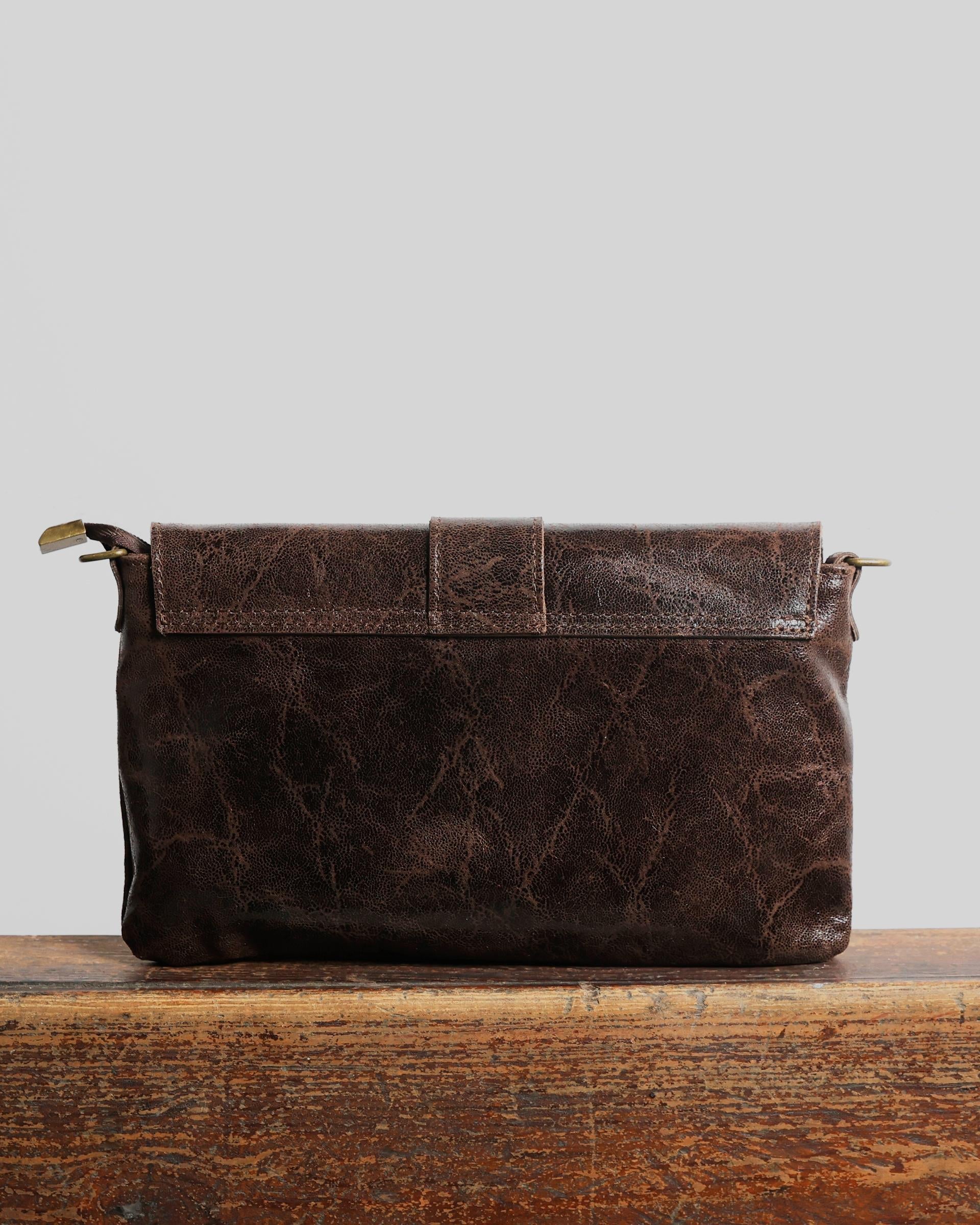 Bolso Pequeño Hebilla Marrón