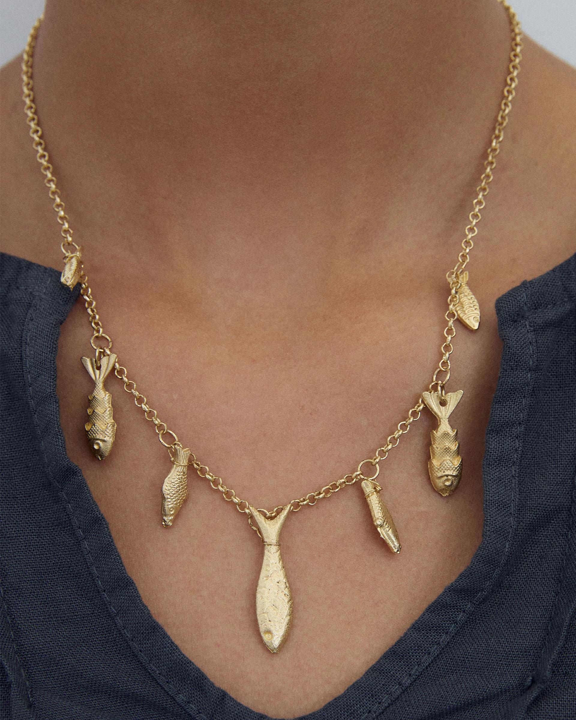 Collar Peces Oro