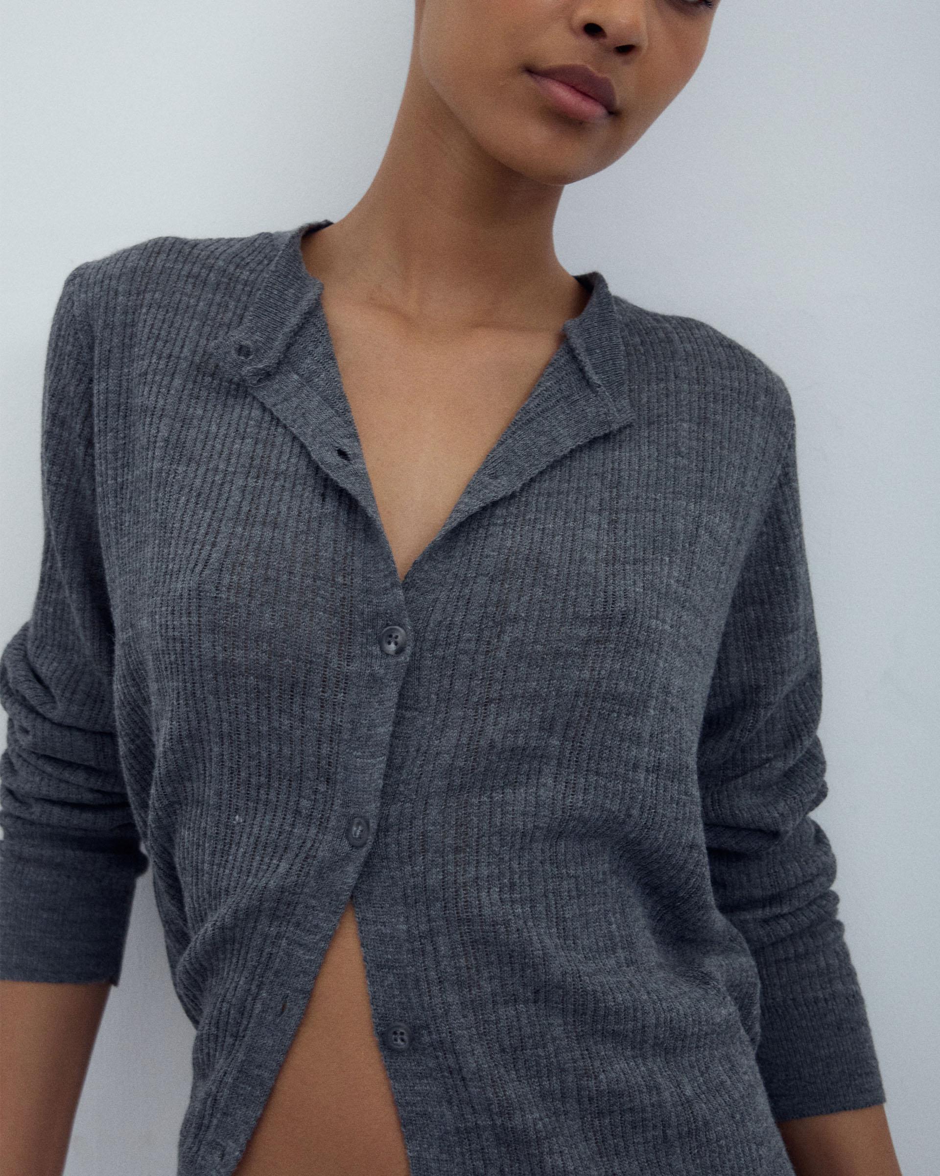 Chaqueta Punto Canale Gris