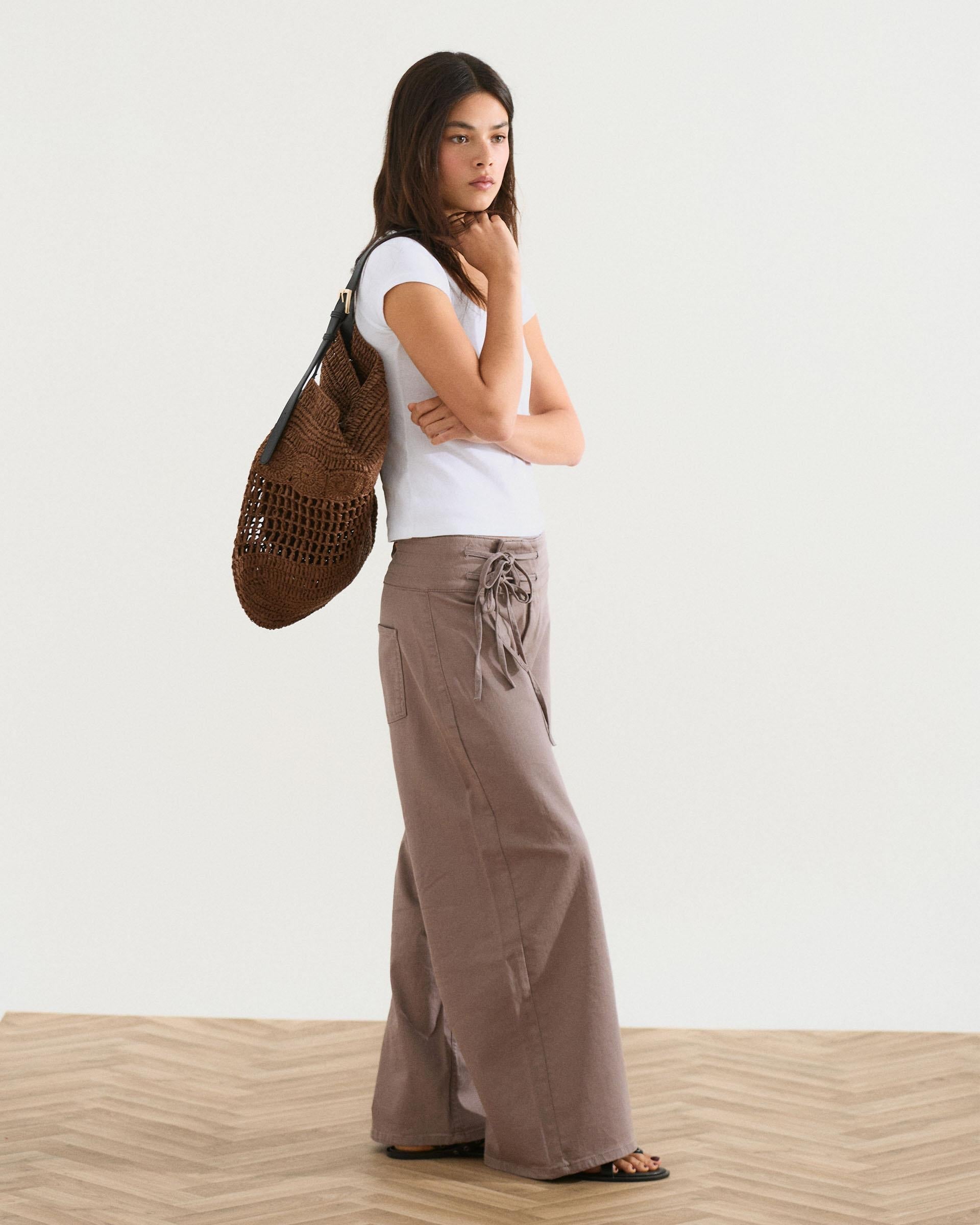 Jeans Triple Cinturilla Lazada Taupe