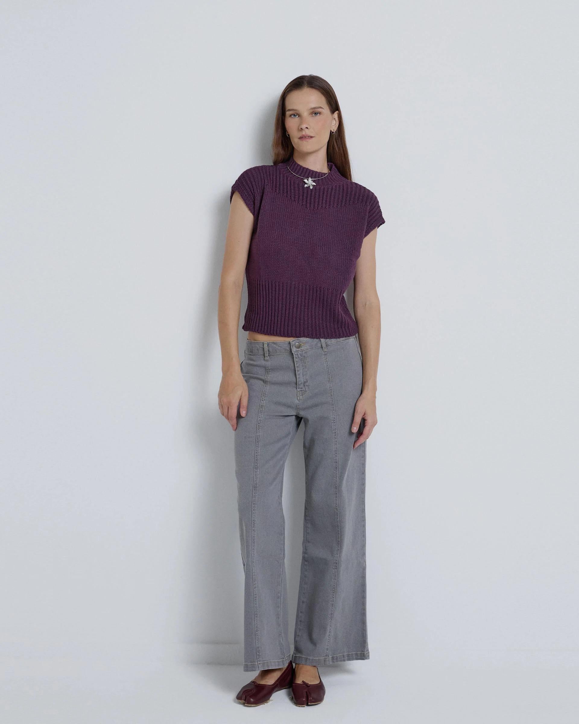 Jeans Estrellas Traseras Gris