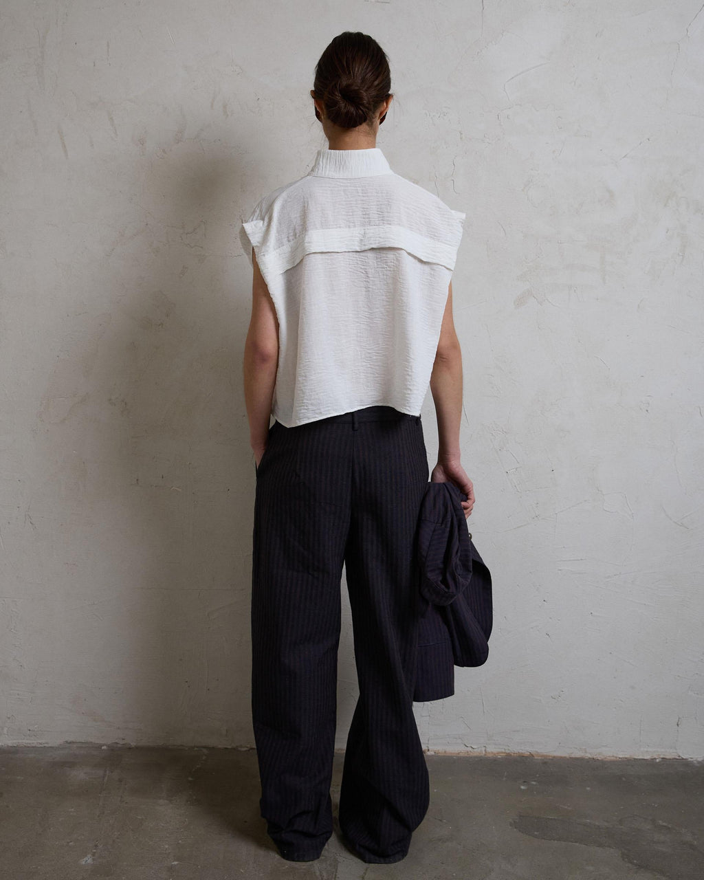 Pantalón Rayas Azul Marino