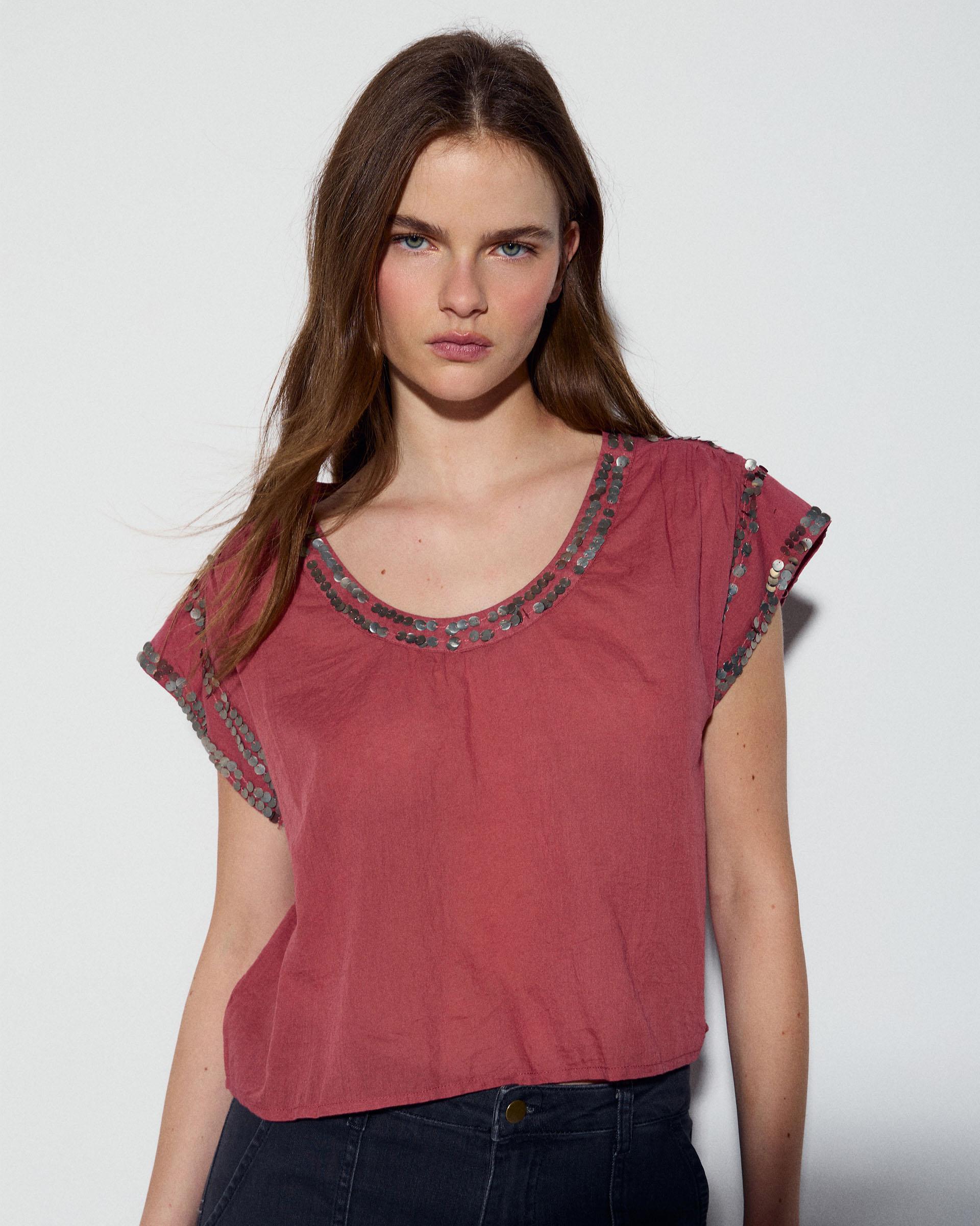 Blusa Lentejuelas Rosa
