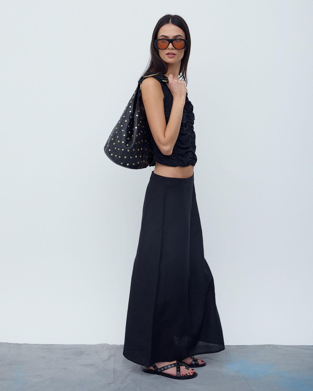 Falda Fluida Negro
