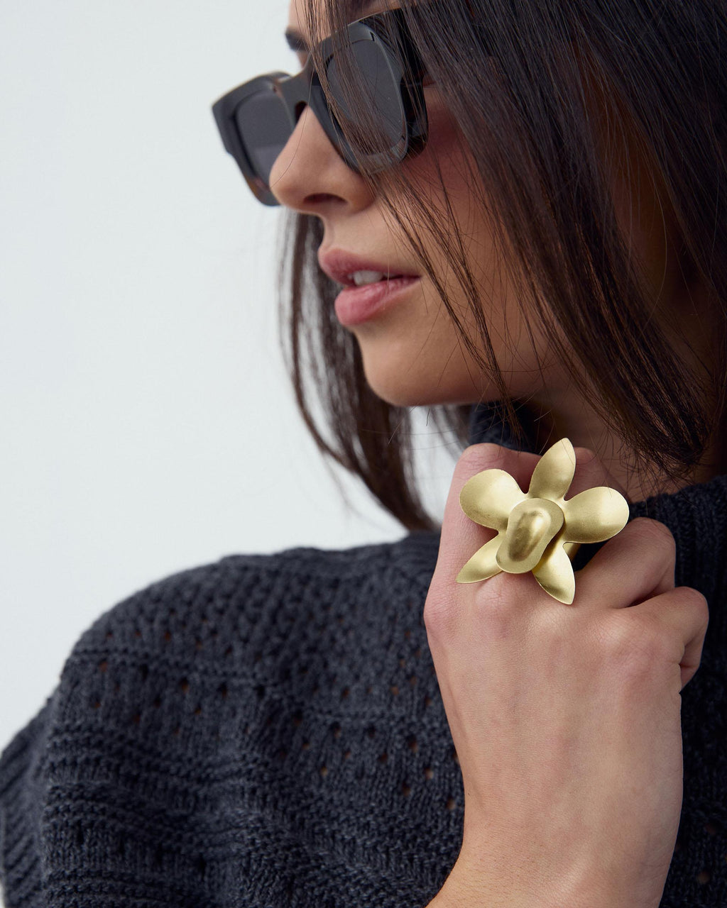 Anillo Flor Oro