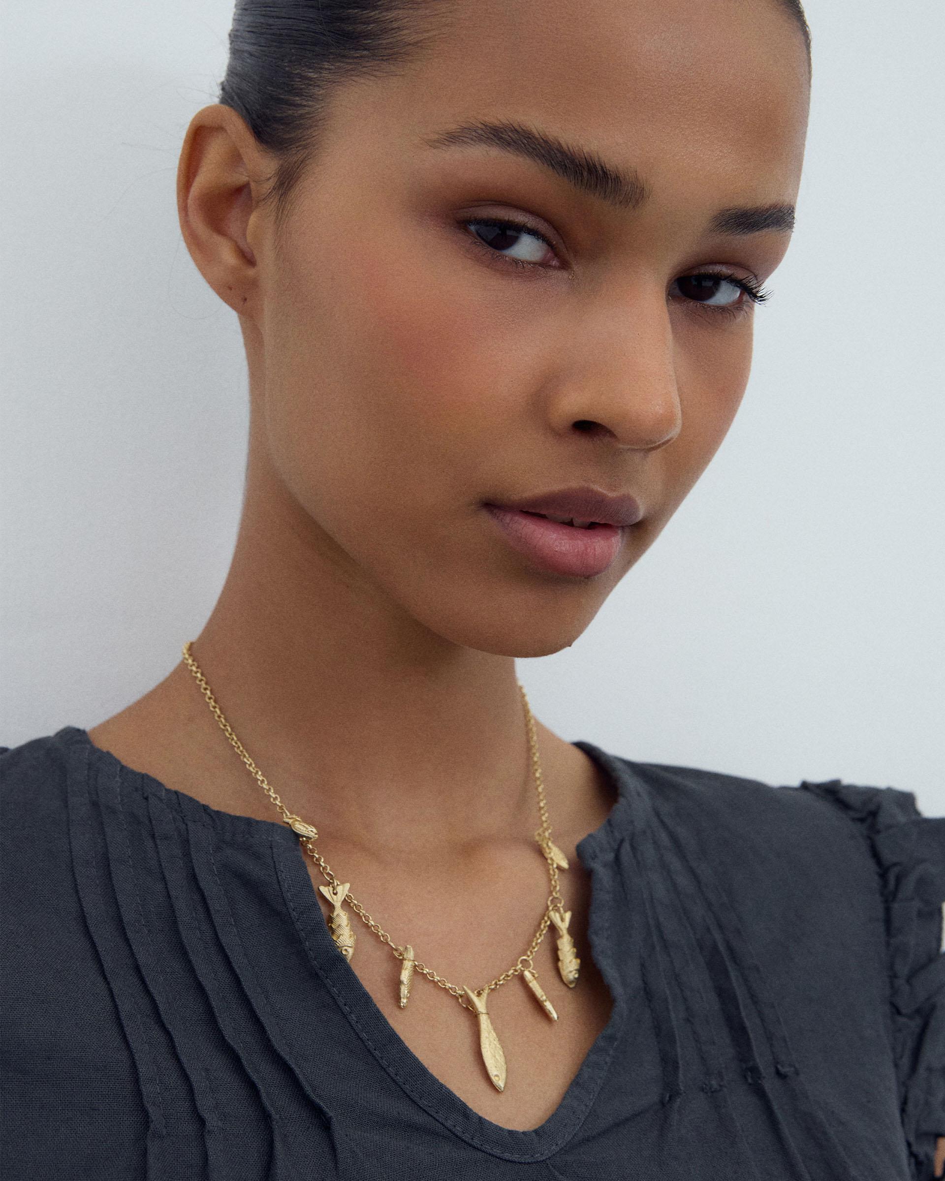 Collar Peces Oro