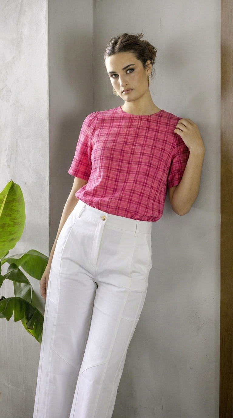 BLUSA MARIONET CUADROS