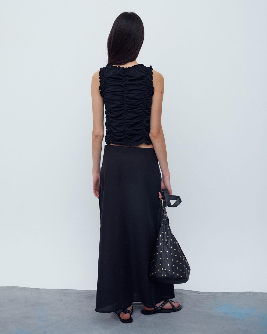 Falda Fluida Negro