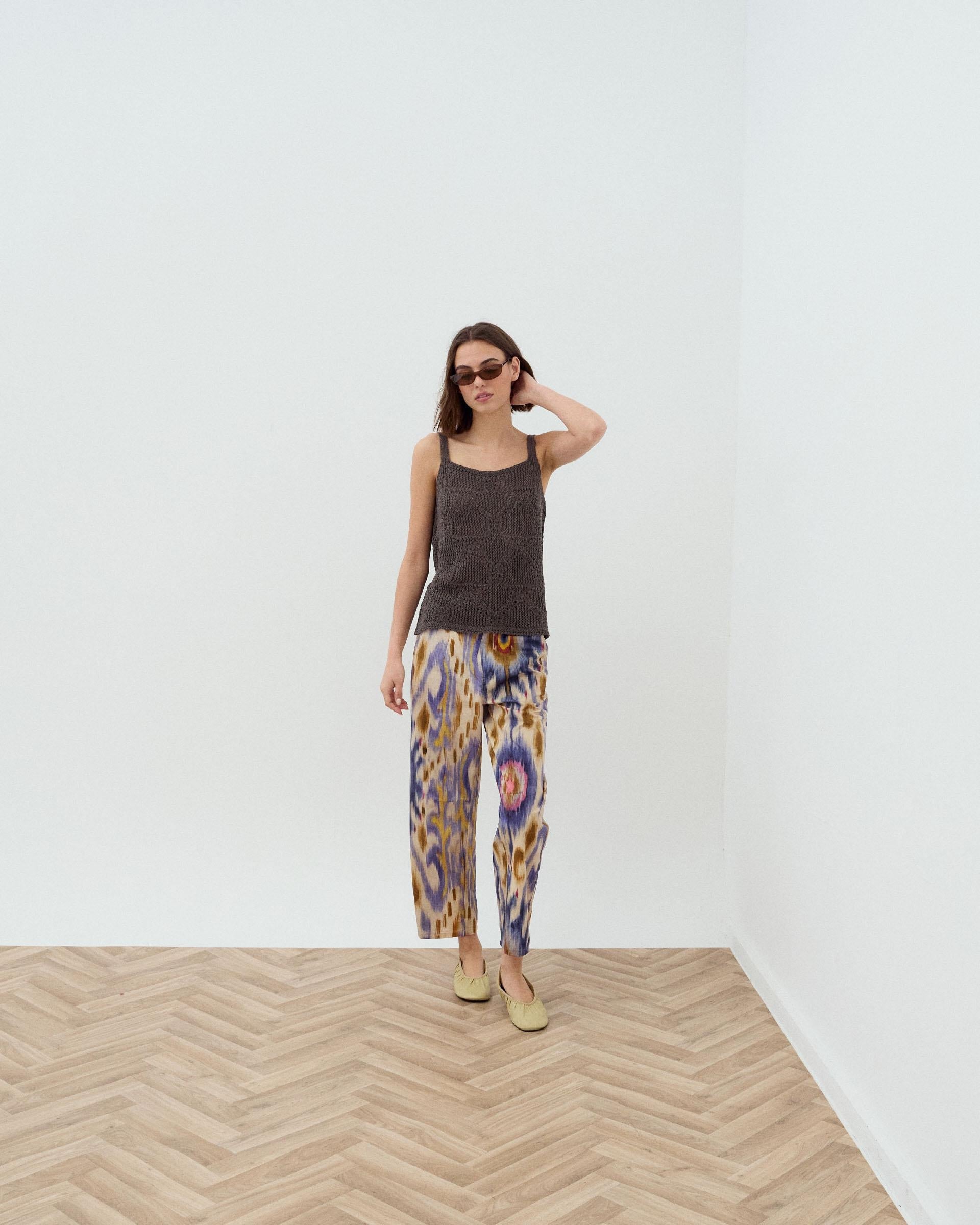 Pantalón Étnico Tye Dye Multicolor